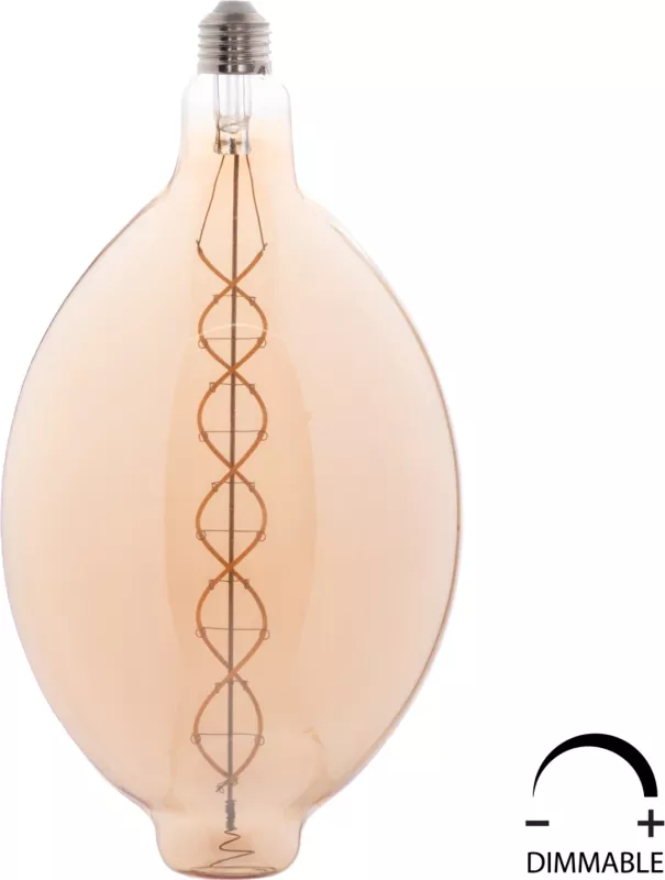Llambë LED filament, 8W, E27, 3000K, ngjyrë çaji, e zbehtë