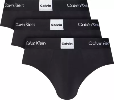 Të brendshme për meshkuj Calvin Klein Underwear HIP BRIEF 3PK LV00NB4475, të zeza