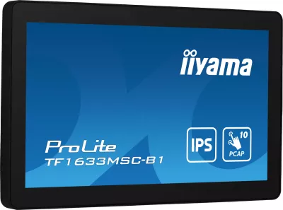 Monitor me prekje iiyama ProLite TF1633MSC-B1, 15.6 inç, Full HD, IPS, i zi