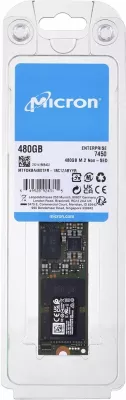 SSD Micron 7450 PRO 480GB M.2 NVMe PCI 4.0 për Server