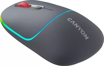 Maus CANYON MW-22 2në1 Bluetooth/2.4GHz, DPI 800-1600, RGB, me rimbushje, gri e errët