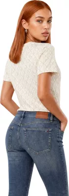 Maicë për femra Calvin Klein Jeans LV047G811G, krem [Madhësia: L]
