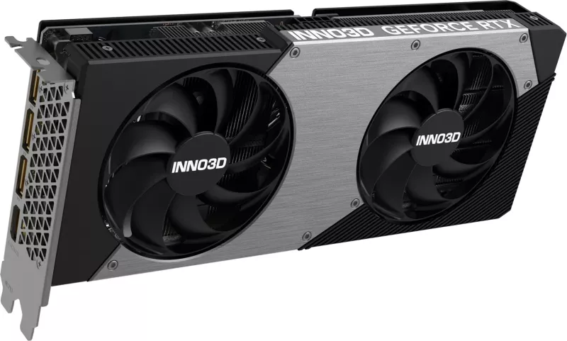 Kartelë grafike INNO3D GeForce RTX 5060 Ti TWIN X2, 8 GB GDDR7, Gri