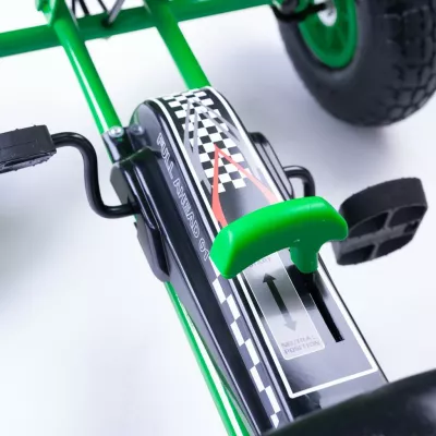Gokart me pedale, Baby Mix, Razor, transmision përpara/mbrapa me frirrotullim, frenë dore në boshtin e pasëm, rrota të frymueshme 25 cm, moshat 3-8 vjeç, blu