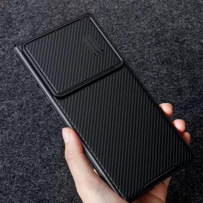 Mbështjellës Nillkin CamShield S Case për Samsung Galaxy S23 Ultra, me mbrojtëse kamere, Jeshil
