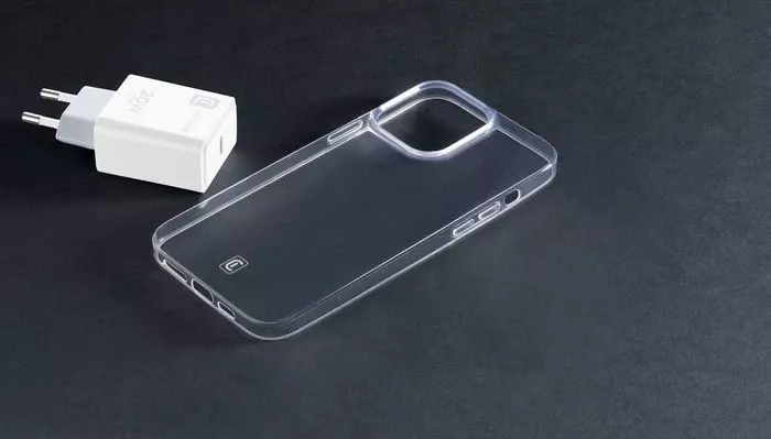 Mbështjellës Cellular Line Starter Kit për iPhone 14, 20W, i bardhë