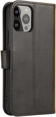 Mbështjellës Hurtel Magnet Case për Samsung Galaxy A55 5G, me kapak dhe portofol, e zezë