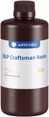 Resinë për printer 3D AnyCubic Craftsman DLP, 1 kg, Bezhe