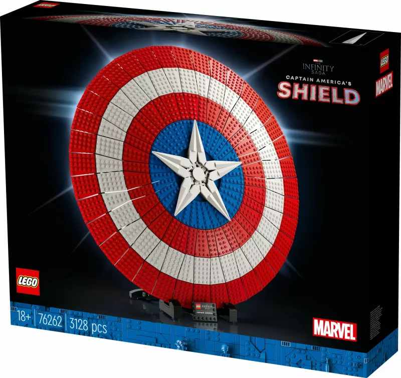 Set ndërtimi LEGO Marvel Super Heroes Captain America's Shield, 3128 pjesë, Multikolor