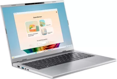 Kompjuter Acer Aspire 14 AI OLED A14-53M-52FA, 14 inç, Core Ultra 5, 16GB/512GB, argjendtë