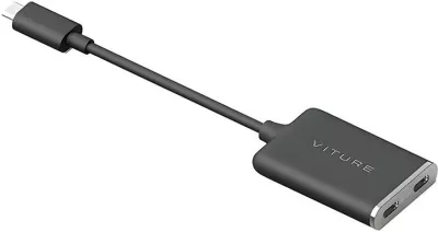 Adapter USB-C Viture One-CtoG-Adp-Blk për syze XR, i zi