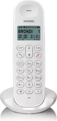 Telefon pa kabllo Brondi Lotus i bardhë