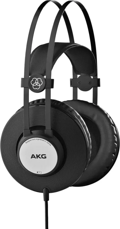 Kufje AKG K72, studio, mbi vesh, të mbyllura, të bardha