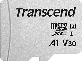 MicroSDHC kartelë Transcend 300S 4GB, Class 10, silver