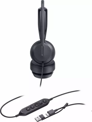 Kufje Yealink UH42 Dual UC, USB-C/A, me mikrofon, e zezë
