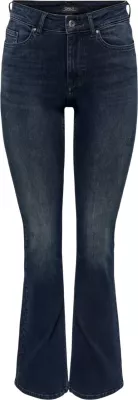 Xhinse për femra Only ONLBLUSH Mid Flared REA409, denim i errët [Madhësia: XS]
