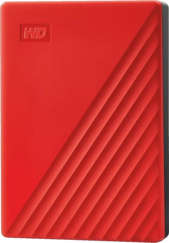 Hardisk i jashtëm WD, My Passport 4TB, i kuq