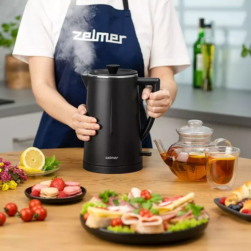 Çajnik elektrik Zelmer ZCK8020B, 1.7 L, 1500 W, i zi