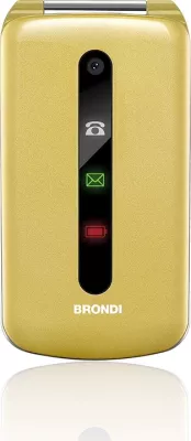 Celular Brondi President Gold DS, Dual SIM, 3.0 inç, i artë