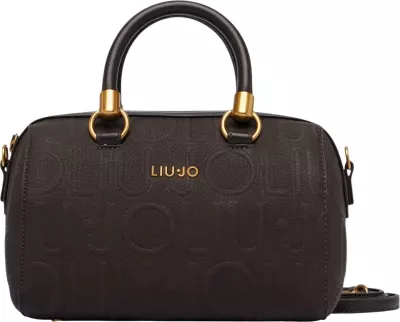 Çantë krahu për femra Liu Jo Boston Bag AF6160 E1139, kafe e errët