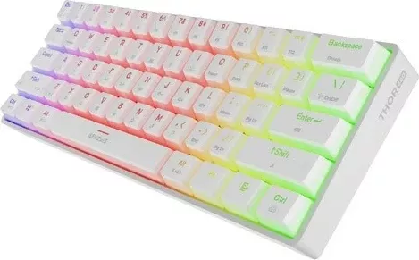 Tastierë Genesis Thor 660 G2 RGB, Gateron Red, e bardhë