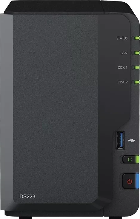 Server për Ruajtje Synology DiskStation DS223, Ethernet LAN RTD1619B