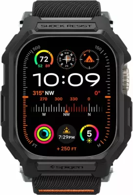 Mbështjellës Spigen Lite Fit Pro me rrip për Apple Watch Ultra 1/2 (49mm), Matte Black