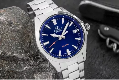 Orë dore për meshkuj CASIO, argjendtë
