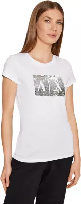 Maicë për femra Armani Exchange 8NYTDL YJ73Z, e bardhë [Madhësia: XS]