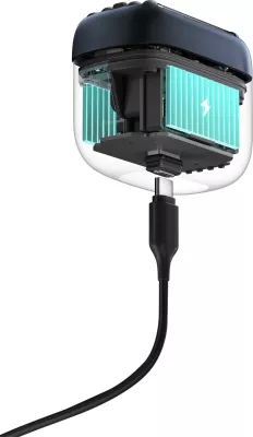 Makinë rroje elektrike portative Yoose Mini 5, 5-tehe (4+1), IPX7, USB-C, 90 min, 14000 rpm, blu