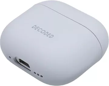 Mbështjellës Decoded për AirPods 4, silikon, Blu