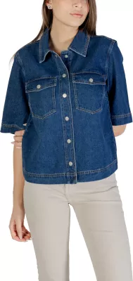 Jakne denim për femra Only ONLBELLE 15347084, blu e errët denim [Madhësia: M]