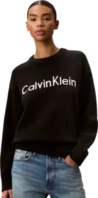 Xhemper për femra Calvin Klein Jeans LV044G313G, i zi [Madhësia: L]