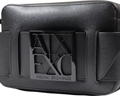 Çantë krahu Armani Exchange 942699 0A874 për femra, e zezë
