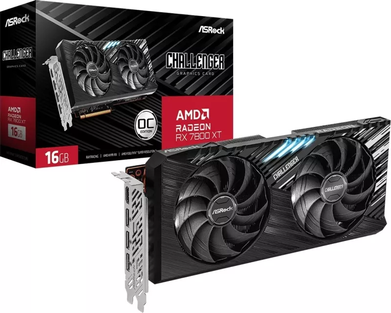 Kartelë grafike Asrock Radeon RX 7800 XT Challenger 16GB OC