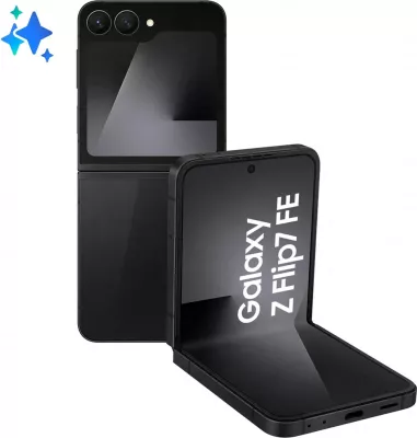 Celular Samsung Galaxy Z Flip7 FE, 6.7", 5G, 8 GB RAM, 256 GB, 4000 mAh, Zi