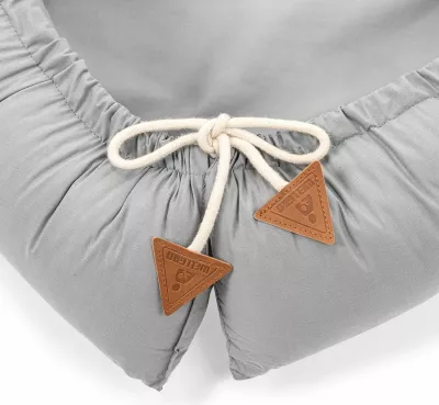 Shtrat për bebe Evila Originals, babynest, ngjyrë gri