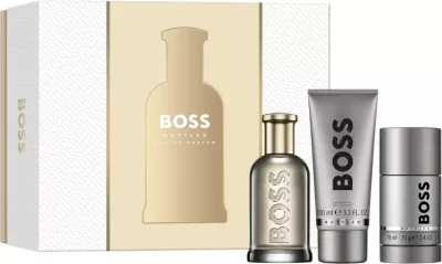 Set Eau de Parfum për meshkuj Hugo Boss Bottled 100ml + xhel dushi 100ml + deodorant stick 75ml