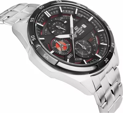 Orë dore për meshkuj CASIO, e zezë