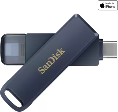 USB flash drive SANDISK Phone Drive SDIXD0N-064G-GN6NN 64GB USB-C/Lightning blu-gri