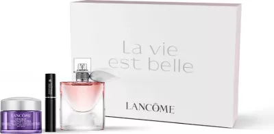 Set Eau de Parfum për femra Lancome La Vie Est Belle 50ml + krem anti-rrudhë 15ml + maskarë 2ml
