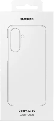 Mbështjellës Samsung EF-QA266CTEGWW për Galaxy A26 5G, silikon, transparent