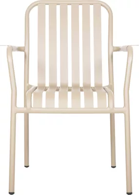 Karrige alumini RACHEL, ngjyrë shampanjë, FH6088.04, 63x58x85H cm