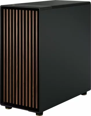 Kasë Fractal Design FD-C-NOR1X-02, Midi Tower, ATX, EATX, micro ATX, Micro-ITX, e zezë, qymyr