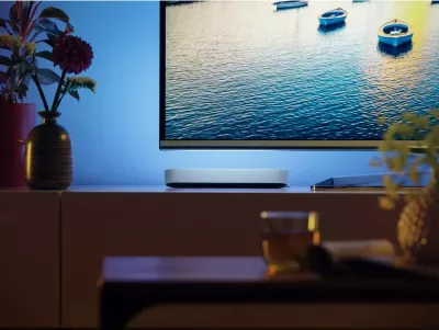 Dritë murale e mençur Philips Hue Play, Bluetooth/Zigbee, LED e integruar, Bardhë