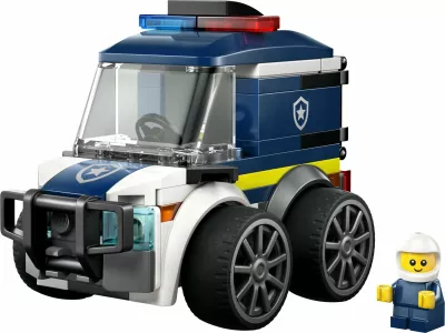 Set LEGO City Vehicles Police Truck 60481, 71 copë, 5+