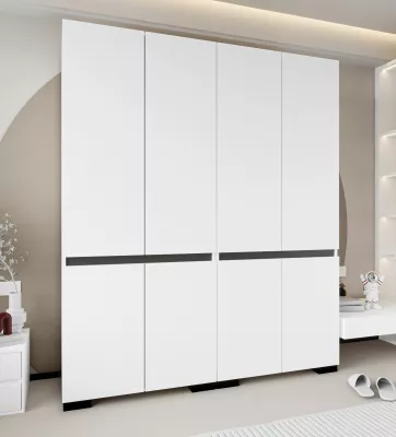 Dollap Skye Decor Floransa 180, i bardhë dhe antracit