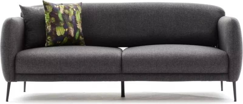 Krevat-sofa treshe Venus, ngjyrë antracit