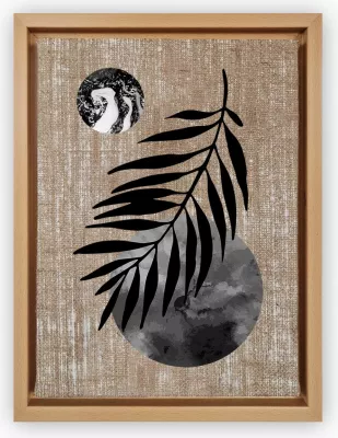 Pikturë dekorative në kanavacë, shumëngjyrëshe, Wallity LNJ81873709401 - 66x96cm