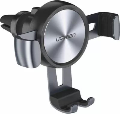 Mbajtës telefoni për veturë UGREEN Car Mount Gravity MPN 50564, montim në grilë ventilimi, vetëm portret, gri/argjendtë, 1 copë